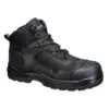 Portwest FD04 Composite Nubuck Leather Mid Boot S3S HRO SR FO SC LG in Black
