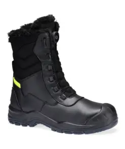 Portwest FD05 Steel Leather Winter High Boot S3L SC HRO CI SR in Black