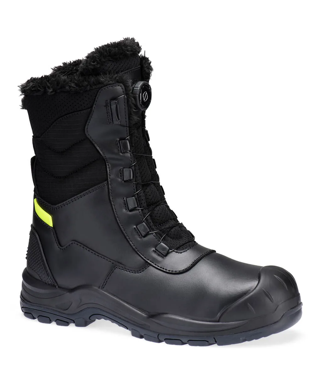 Portwest FD05 Steel Leather Winter High Boot S3L SC HRO CI SR in Black