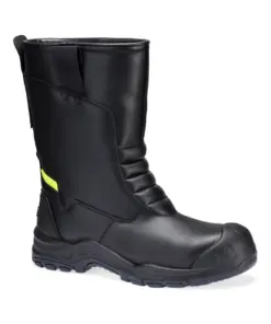 Portwest FD07 Steel Leather Winter Rigger Boot S3L SC HRO CI SR in Black