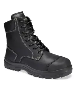Portwest FD15 Steel Leather High Boot S3 HRO FO SC HI CI LG SR in Black