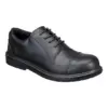 Portwest FD18 Steel Action Leather Executive Shoe S3 SR FO in Black