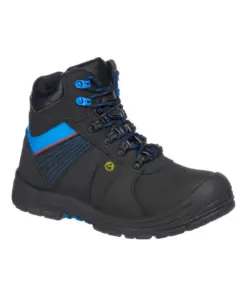 Portwest FD37 Composite Action Nubuck Ankle Boot S3 ESD HRO SRC in Black/Blue