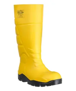 Portwest FD95 PU Safety Wellington S5 FO CI SR in Yellow