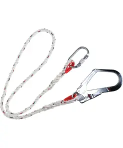 Portwest FP21 Single 1.5m Restraint Lanyard in White