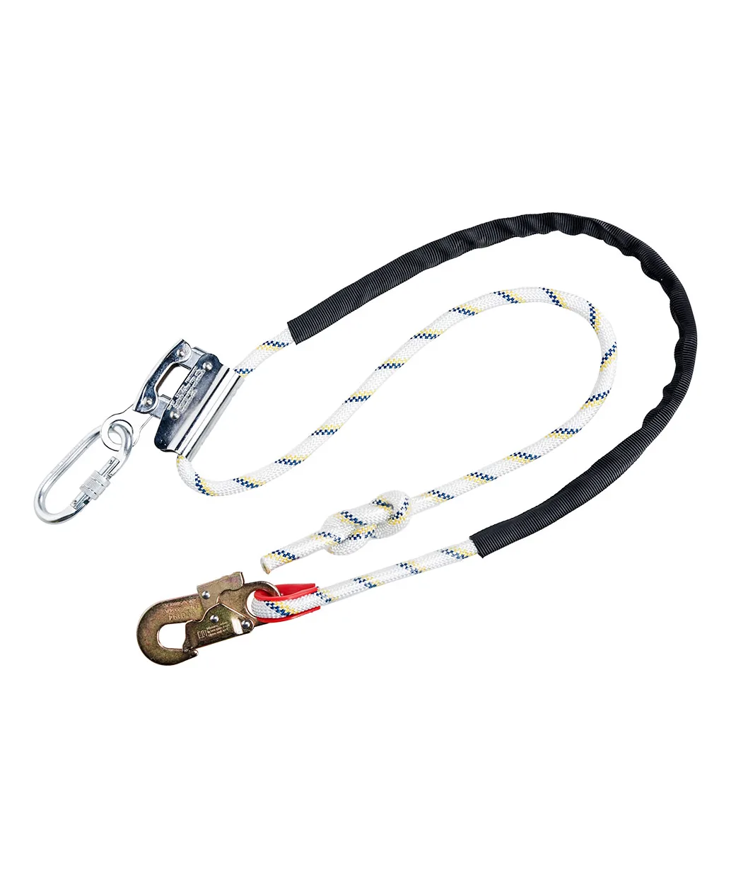 Portwest FP26 Work Positioning 2m Lanyard with Grip Adjuster in White