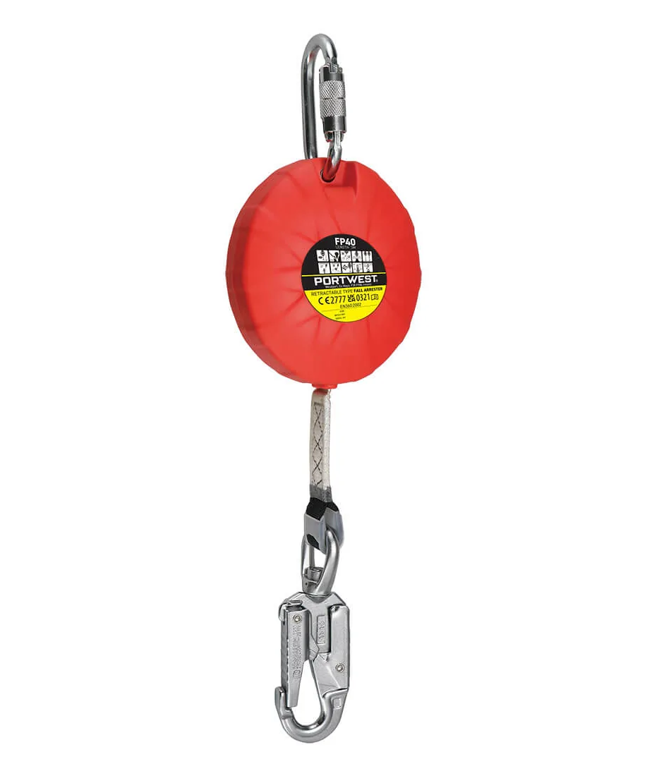 Portwest FP40 Web 3m Fall Arrest Block in Orange