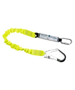 Portwest FP53 Single Elasticated 1.8m Lanyard With Shock Absorber in Yellow