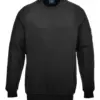 Portwest FR12 Modaflame Knit FR Sweatshirt in Black