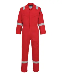 Portwest FR21 Bizflame Work Lightweight FR Coverall in Red