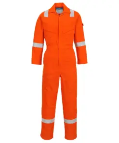 Portwest FR28 Bizflame Work FR Coverall in Orange