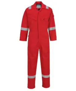 Portwest FR28 Bizflame Work FR Coverall in Red