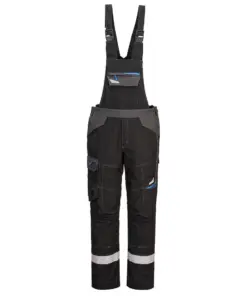 Portwest FR405 WX3 Modaflame Work FR Bib and Brace in Black