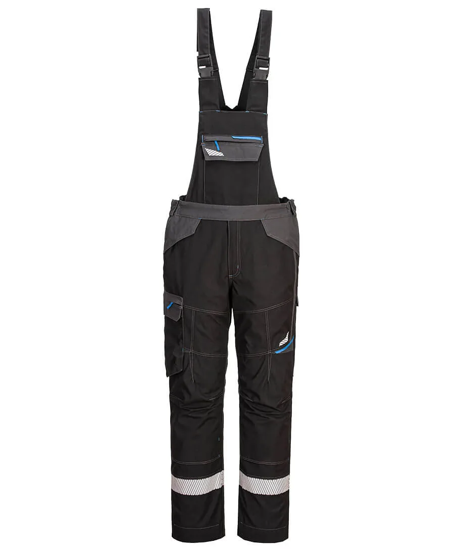 Portwest FR405 WX3 Modaflame Work FR Bib and Brace in Black