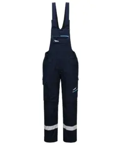 Portwest FR405 WX3 Modaflame Work FR Bib and Brace in Navy