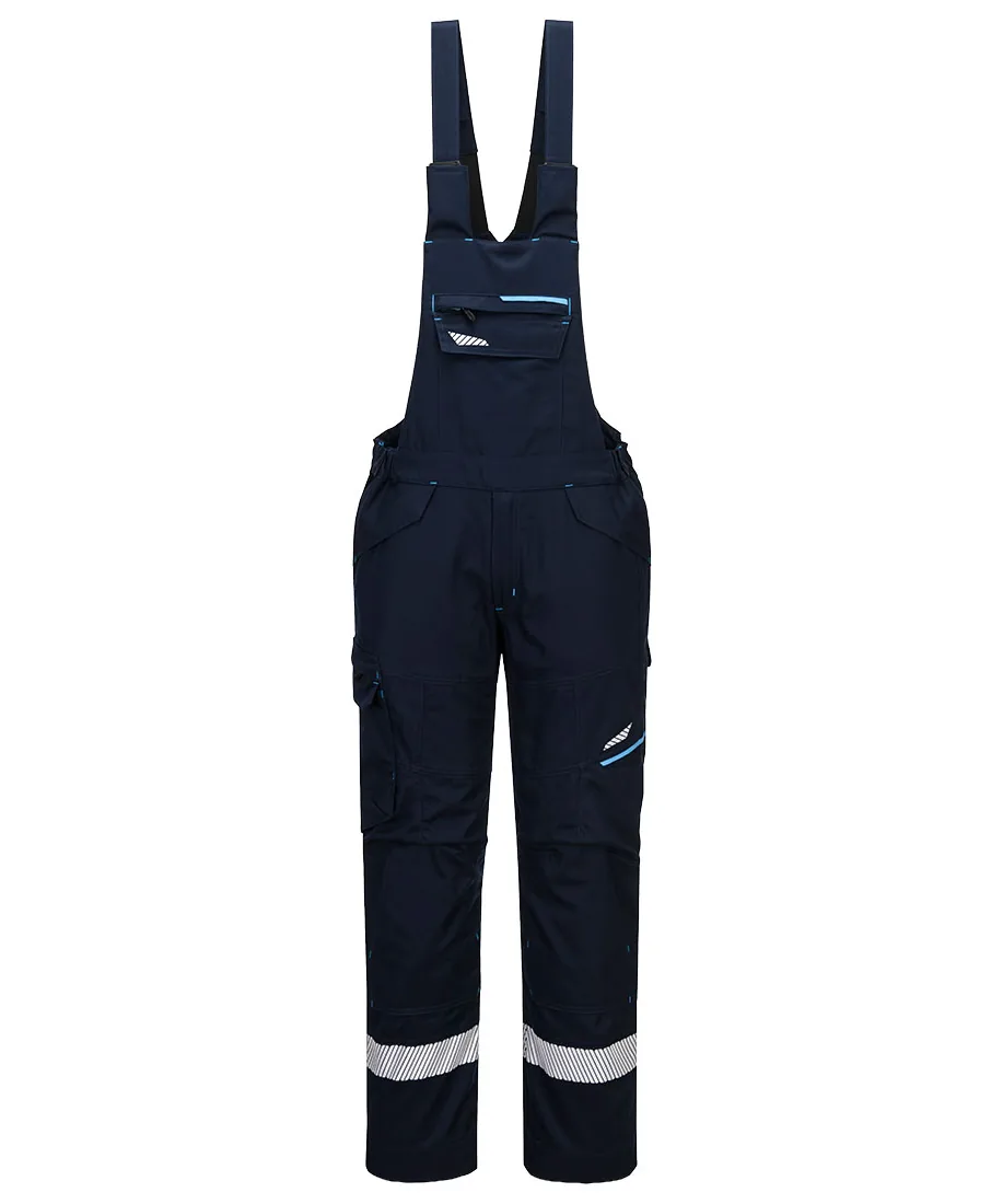 Portwest FR405 WX3 Modaflame Work FR Bib and Brace in Navy
