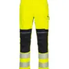 Portwest FR406 PW3 Modaflame Work Hi-Vis Multi-Norm FR Trousers in Yellow/Black