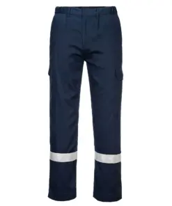 Portwest FR412 Bizflame Work Lightweight FR Trousers in Navy