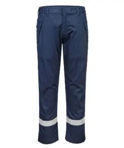 Portwest FR417 Bizflame Work+ FR Trousers in Navy