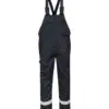 Portwest FR418 Bizflame Work+ FR Bib and Brace in Black
