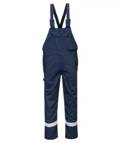Portwest FR418 Bizflame Work+ FR Bib and Brace in Navy