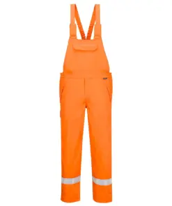 Portwest FR418 Bizflame Work+ FR Bib and Brace in Orange