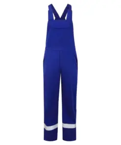 Portwest FR418 Bizflame Work+ FR Bib and Brace in Royal Blue