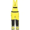 Portwest FR420 PW3 Modaflame Work Hi-Vis Multi-Norm FR Bib and Brace in Yellow/Black