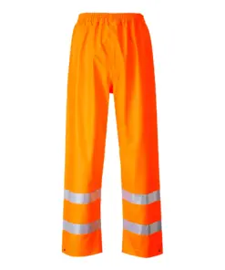 Portwest FR43 Sealtex Flame Hi-Vis FR Trousers in Orange
