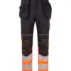 Portwest FR452 PW3 Modaflame Work HVO Class 1 FR Holster Trousers in Orange/Black