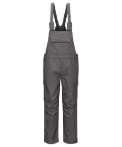 Portwest FR455 Bizflame Industry FR Bib and Brace in Grey