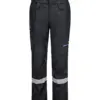 Portwest FR456 WX3 Modaflame Rain+ FR Shell Trousers in Black