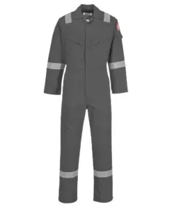 Portwest FR50 Bizflame Work FR Coverall in Grey