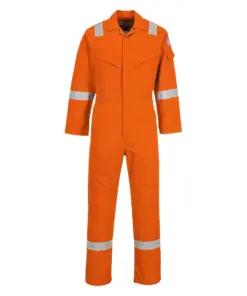 Portwest FR50 Bizflame Work FR Coverall in Orange