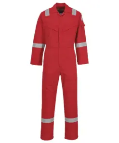 Portwest FR50 Bizflame Work FR Coverall in Red