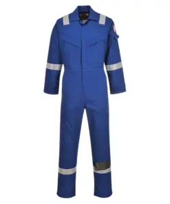 Portwest FR50 Bizflame Work FR Coverall in Royal Blue