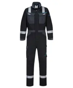 Portwest FR503 WX3 Modaflame Work FR Coverall in Black