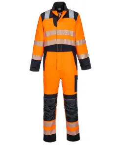 Portwest FR509 PW3 Modaflame Work HVO Multi-Norm FR Coverall in Orange/Navy