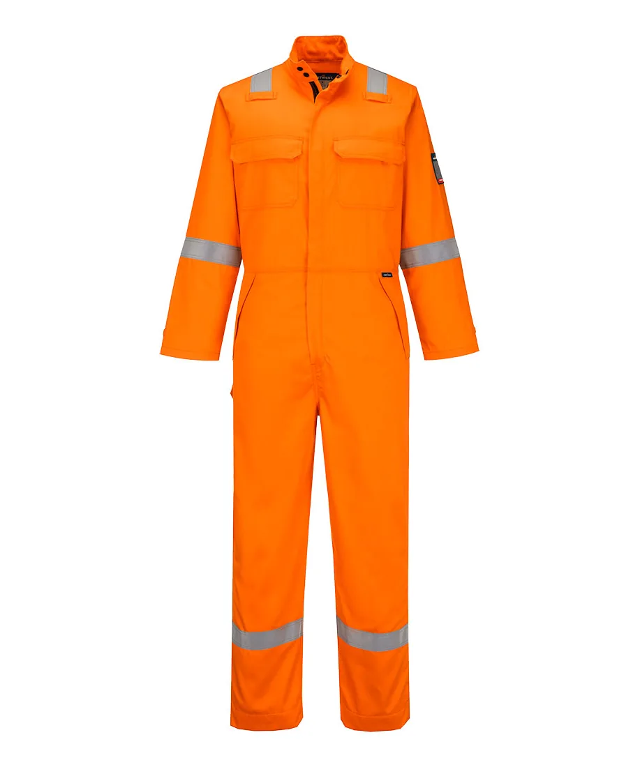 Portwest FR513 Bizflame Work+ FR Coverall in Orange