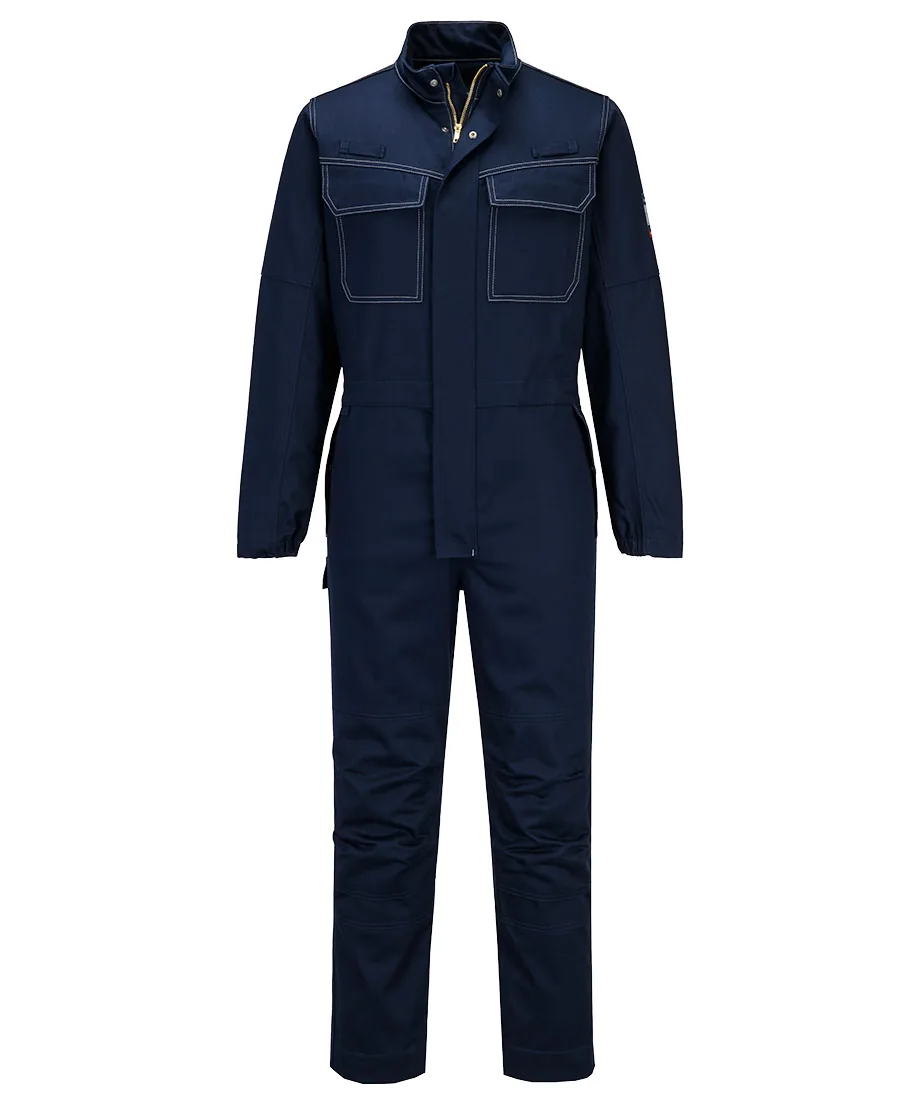 Portwest FR527 Bizflame Work FR Coverall in Navy