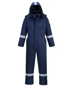 Portwest FR53 Bizflame Work FR Insulated Coverall in Navy