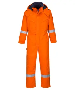 Portwest FR53 Bizflame Work FR Insulated Coverall in Orange