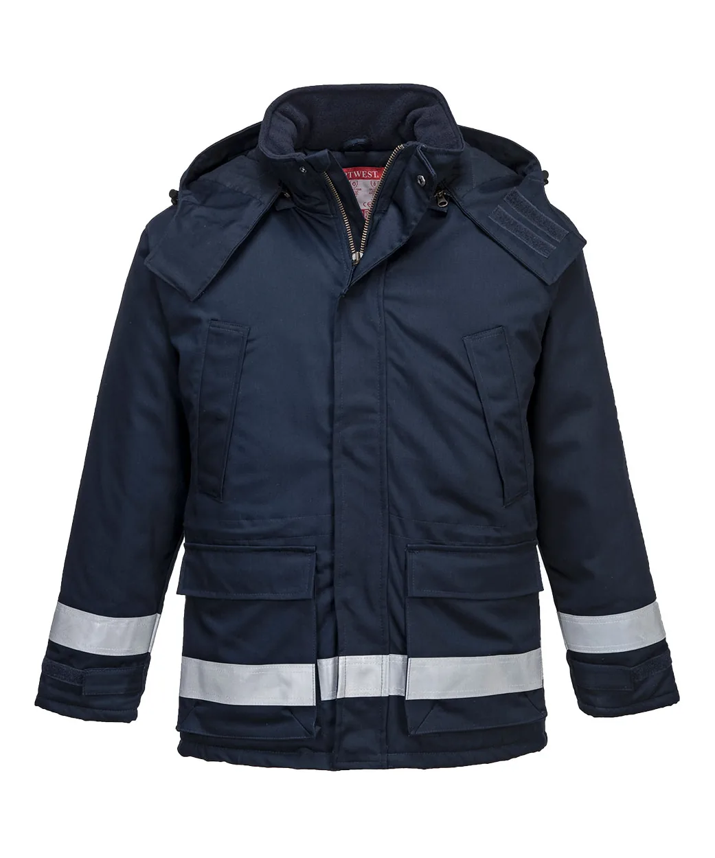 Portwest FR59 Bizflame Work FR Insulated Jacket in Navy