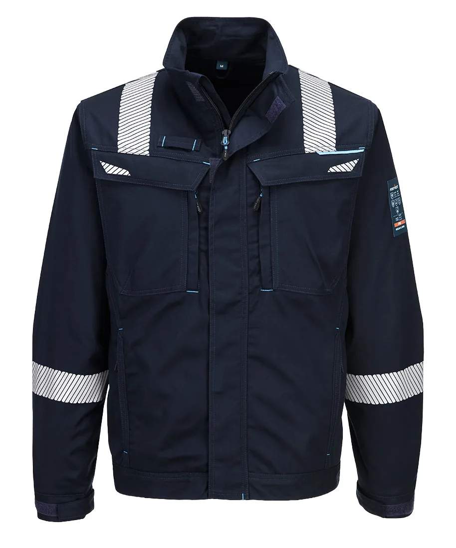 Portwest FR602 WX3 Modaflame Work FR Jacket in Navy