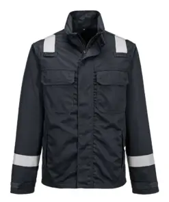 Portwest FR609 Bizflame Work+ FR Jacket in Black