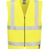 Portwest FR615 Bizflame Hi-Vis FR Zip Vest in Yellow