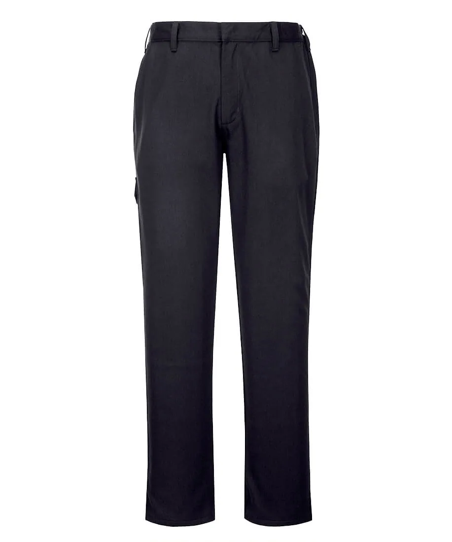 Portwest FR64 Aluflame Work Molten Metal FR Trousers in Navy