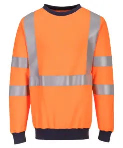 Portwest FR703 Modaflame Knit HVO FR Sweatshirt in Orange