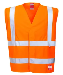 Portwest FR71 Bizflame Hi-Vis FR Vest in Orange