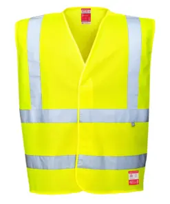 Portwest FR71 Bizflame Hi-Vis FR Vest in Yellow